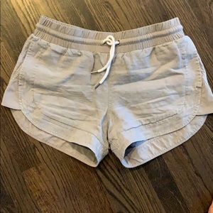 Athleta linen shorts